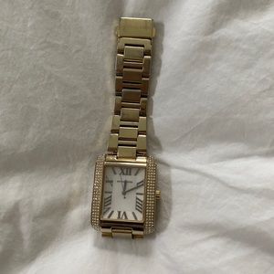 Michael Kors Mini Emery Pave Gold-Tone Watch